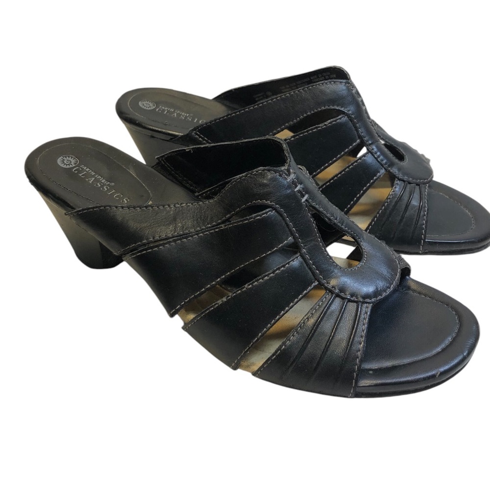 Earth Spirit Size 10 Shoes with 2” heel black leather
